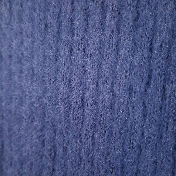 Love Tree Eyelash Fuzzy Ribbed Knit Sweater SZ Large Soft Stretch Cozy Slouchy - Picture 11 of 16